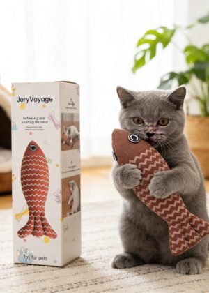JoryVoyage toy for pets, Refreshing and Soothing Cat Chew Toy for Biting, Kicking and Teething